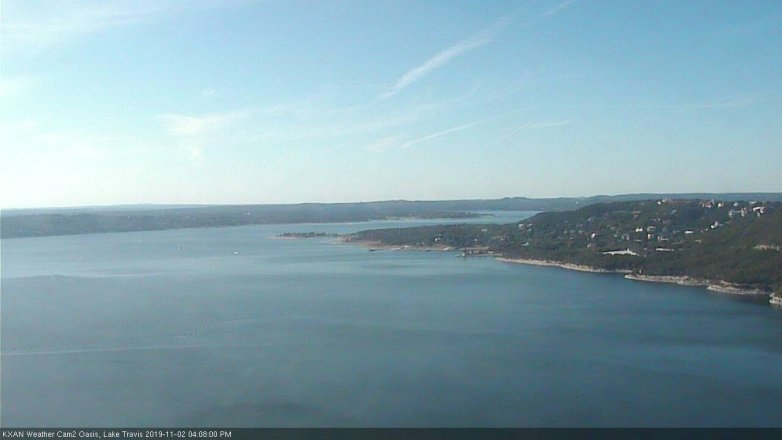 Lake Travis webcam, November 2, 2019 3:10 PM CT