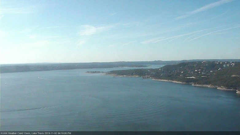 Lake Travis webcam, November 2, 2019 3:20 PM CT