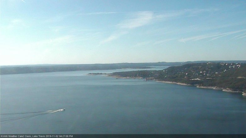 Lake Travis webcam, November 2, 2019 3:30 PM CT