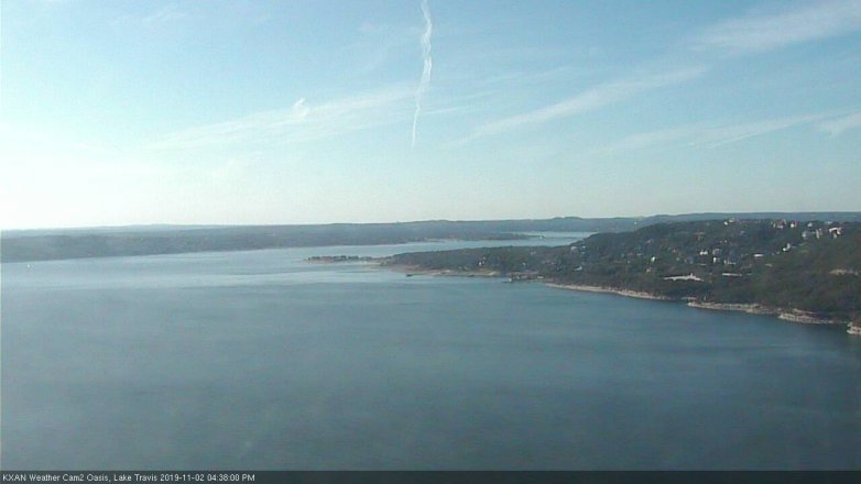Lake Travis webcam, November 2, 2019 3:40 PM CT