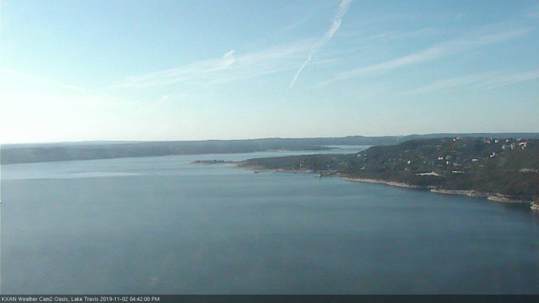 Lake Travis webcam, November 2, 2019 3:45 PM CT
