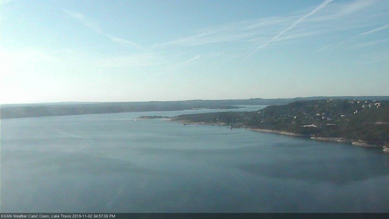 Lake Travis webcam, November 2, 2019 4:00 PM CT