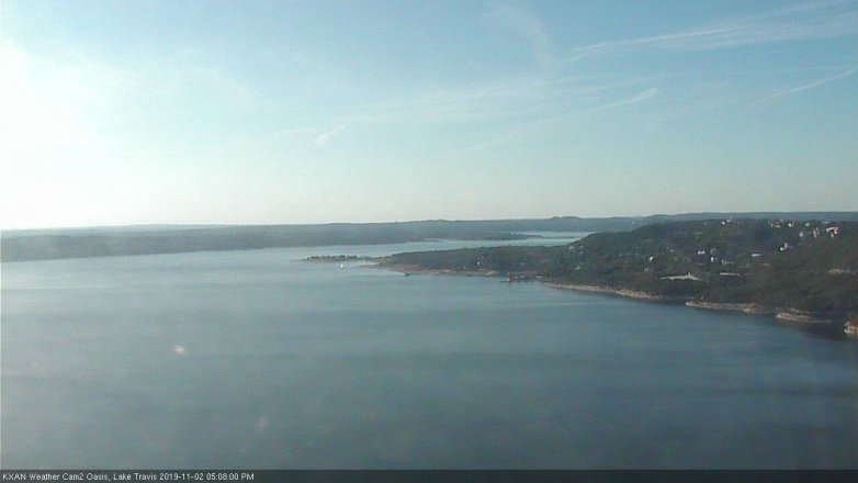 Lake Travis webcam, November 2, 2019 4:10 PM CT