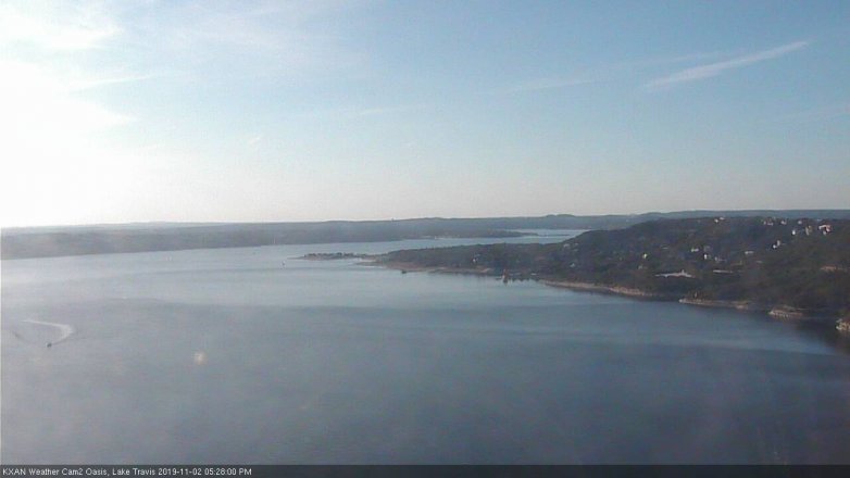 Lake Travis webcam, November 2, 2019 4:30 PM CT