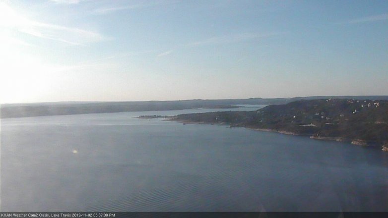 Lake Travis webcam, November 2, 2019 4:40 PM CT