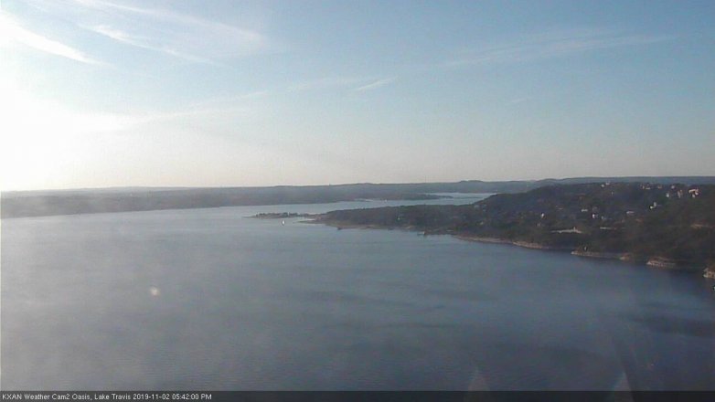 Lake Travis webcam, November 2, 2019 4:45 PM CT