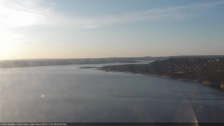 Lake Travis webcam, November 2, 2019 5:05 PM CT