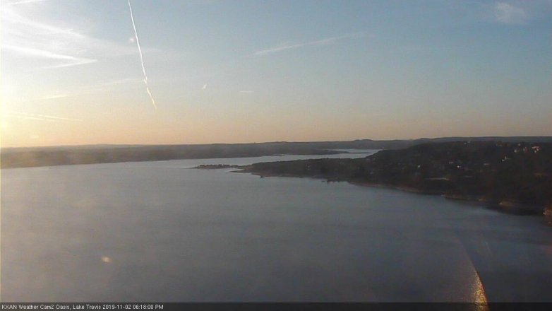 Lake Travis webcam, November 2, 2019 5:20 PM CT