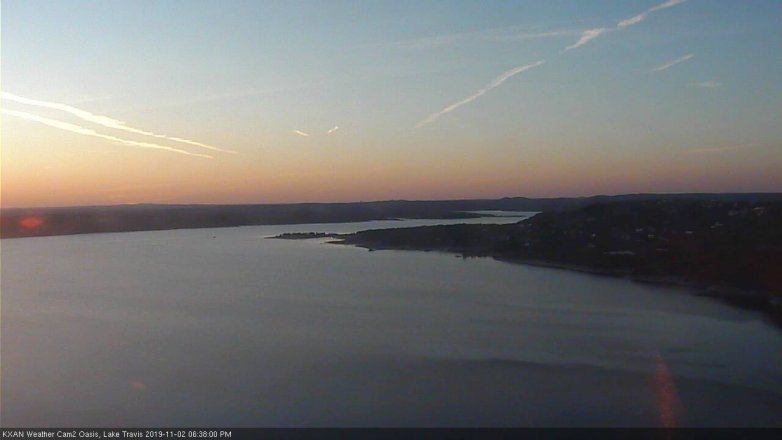 Lake Travis webcam, November 2, 2019 5:40 PM CT