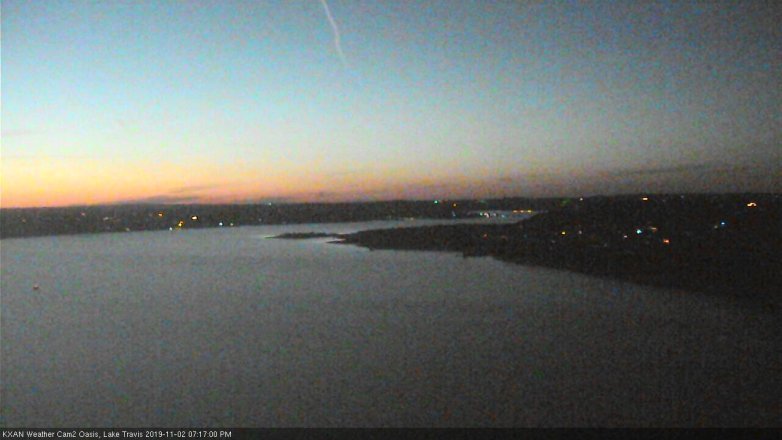 Lake Travis webcam, November 2, 2019 6:20 PM CT
