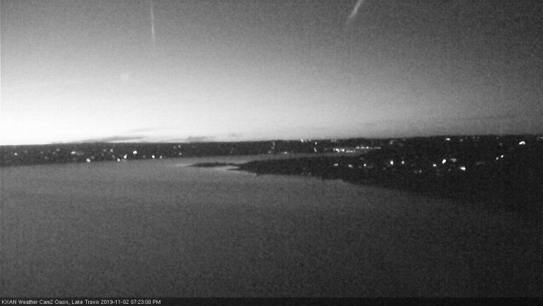 Lake Travis webcam, November 2, 2019 6:25 PM CT