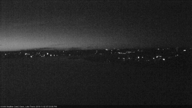 Lake Travis webcam, November 2, 2019 6:35 PM CT