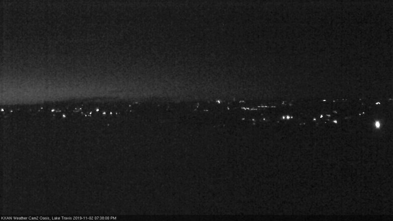 Lake Travis webcam, November 2, 2019 6:40 PM CT