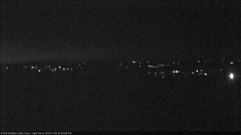 Lake Travis webcam, November 2, 2019 6:45 PM CT