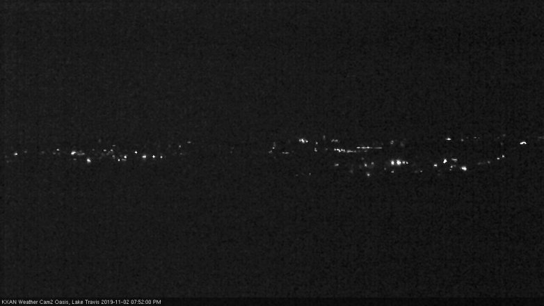 Lake Travis webcam, November 2, 2019 6:55 PM CT