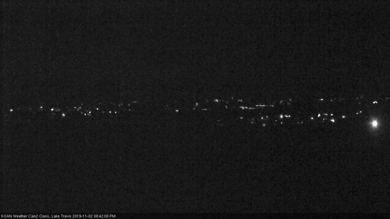 Lake Travis webcam, November 2, 2019 7:45 PM CT