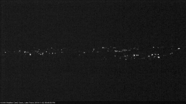 Lake Travis webcam, November 2, 2019 7:50 PM CT