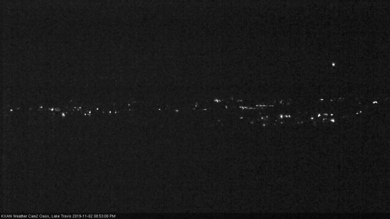 Lake Travis webcam, November 2, 2019 7:55 PM CT