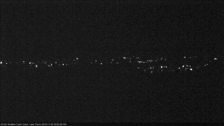 Lake Travis webcam, November 2, 2019 8:05 PM CT