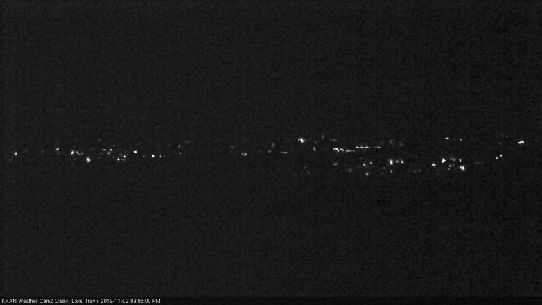 Lake Travis webcam, November 2, 2019 8:10 PM CT