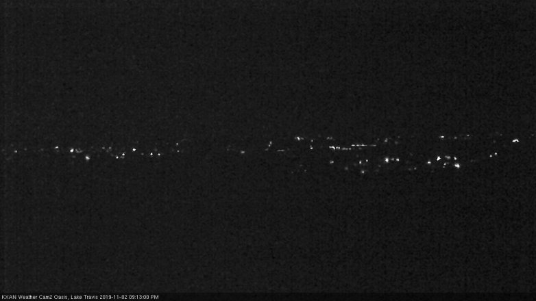 Lake Travis webcam, November 2, 2019 8:15 PM CT