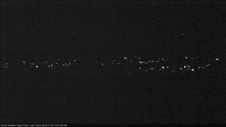 Lake Travis webcam, November 2, 2019 9:10 PM CT