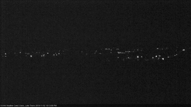 Lake Travis webcam, November 2, 2019 9:15 PM CT
