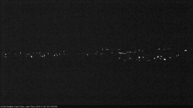 Lake Travis webcam, November 2, 2019 9:20 PM CT