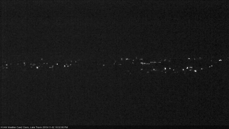 Lake Travis webcam, November 2, 2019 9:35 PM CT