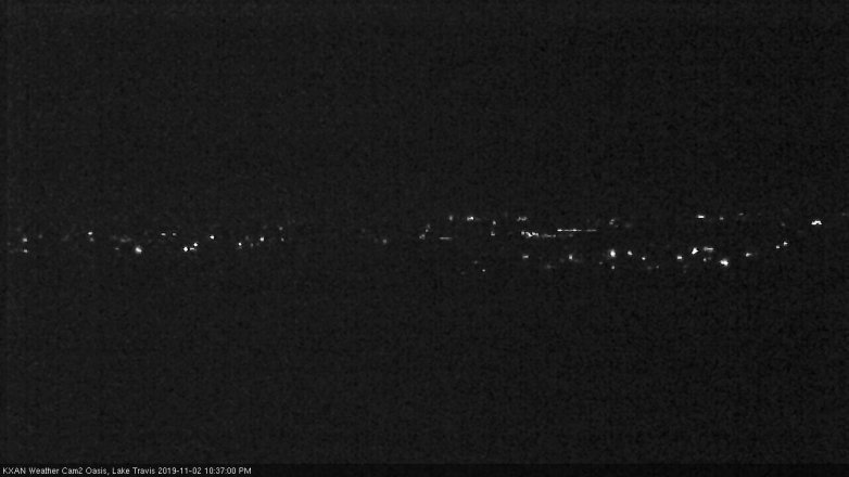 Lake Travis webcam, November 2, 2019 9:40 PM CT