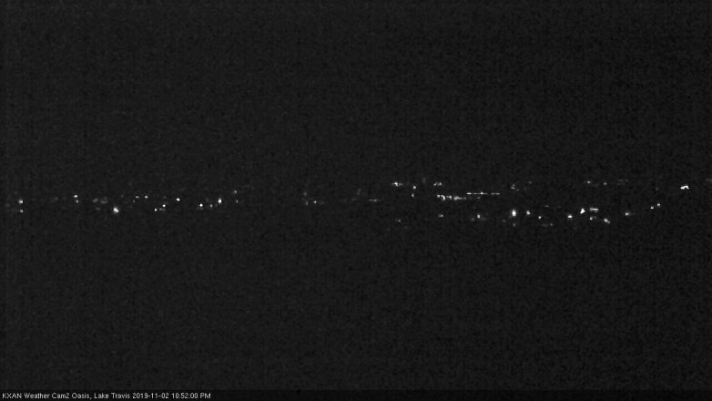Lake Travis webcam, November 2, 2019 9:55 PM CT