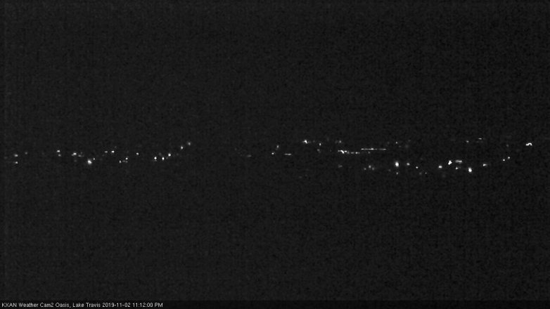 Lake Travis webcam, November 2, 2019 10:15 PM CT