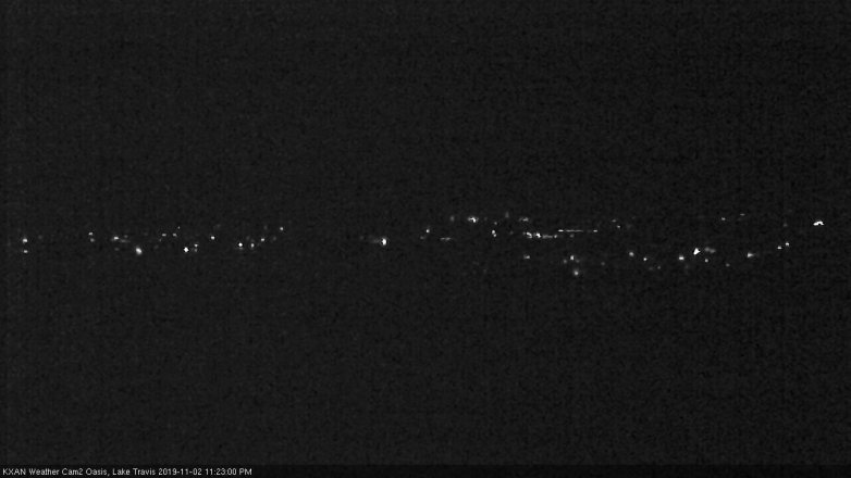 Lake Travis webcam, November 2, 2019 10:25 PM CT