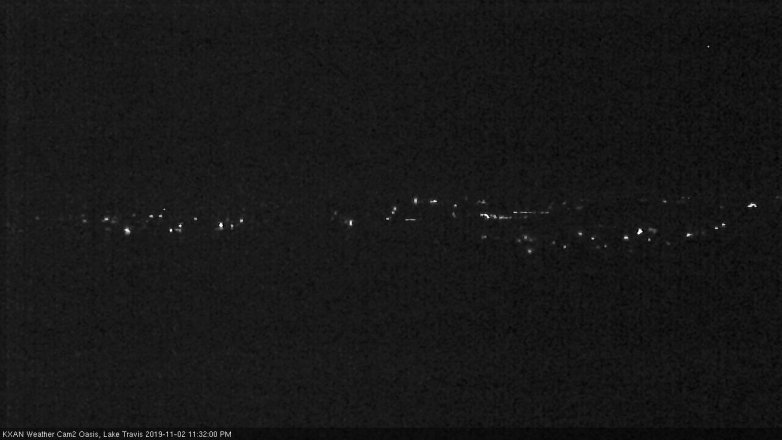 Lake Travis webcam, November 2, 2019 10:35 PM CT