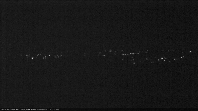 Lake Travis webcam, November 2, 2019 10:50 PM CT