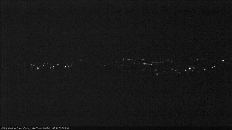 Lake Travis webcam, November 2, 2019 10:55 PM CT