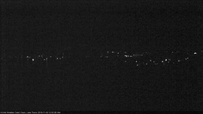 Lake Travis webcam, November 2, 2019 11:05 PM CT