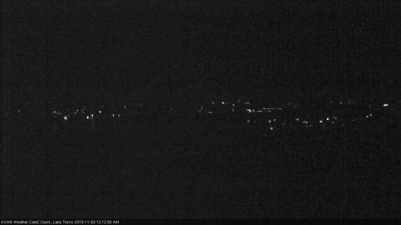 Lake Travis webcam, November 2, 2019 11:15 PM CT