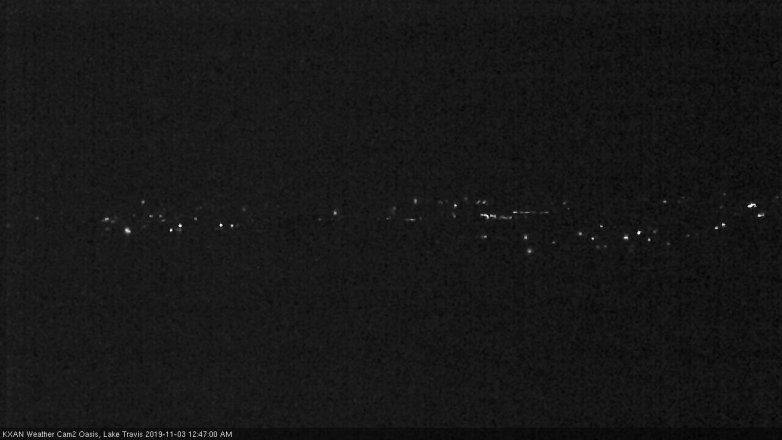 Lake Travis webcam, November 2, 2019 11:50 PM CT
