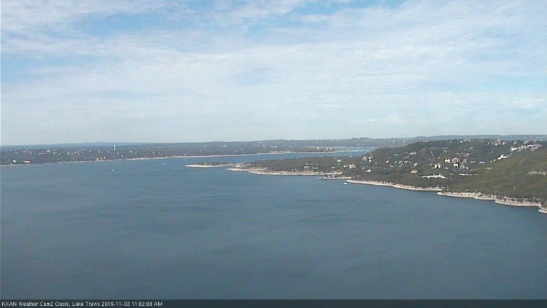 Lake Travis webcam, November 3, 2019 10:05 AM CT