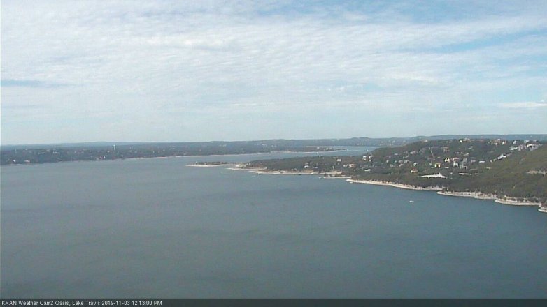 Lake Travis webcam, November 3, 2019 11:15 AM CT