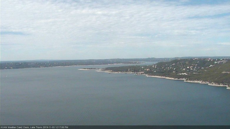 Lake Travis webcam, November 3, 2019 11:20 AM CT
