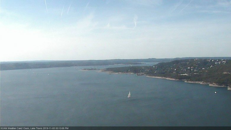 Lake Travis webcam, November 3, 2019 2:15 PM CT