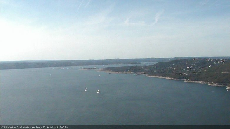 Lake Travis webcam, November 3, 2019 2:20 PM CT