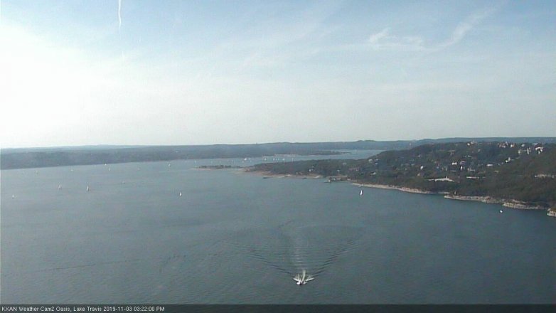 Lake Travis webcam, November 3, 2019 2:25 PM CT