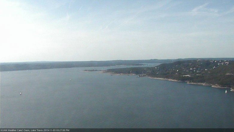 Lake Travis webcam, November 3, 2019 2:30 PM CT