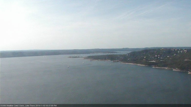 Lake Travis webcam, November 3, 2019 2:40 PM CT