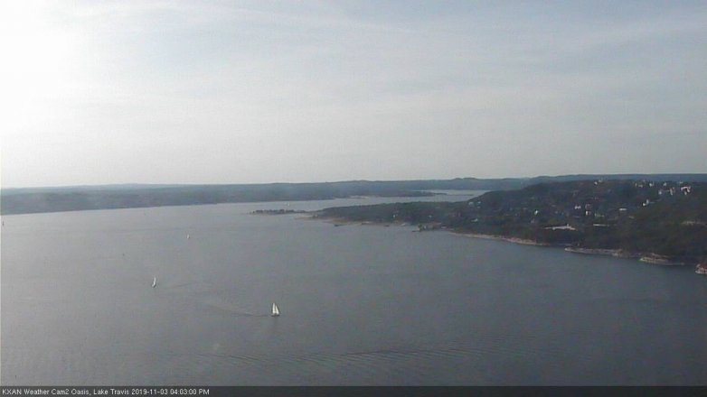 Lake Travis webcam, November 3, 2019 3:05 PM CT