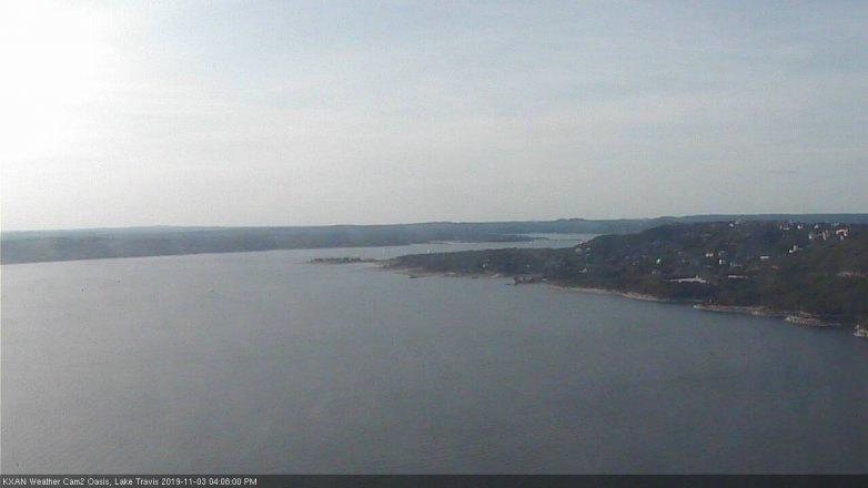 Lake Travis webcam, November 3, 2019 3:10 PM CT