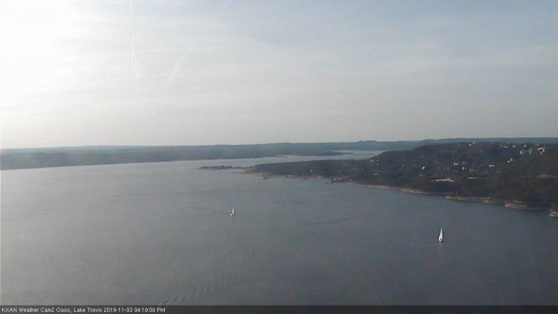 Lake Travis webcam, November 3, 2019 3:20 PM CT